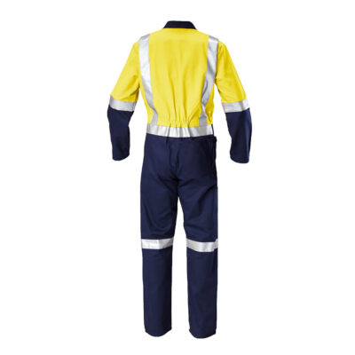 High visibility breathable flame resistant FR workwear clothing for industrial and outdoor safety