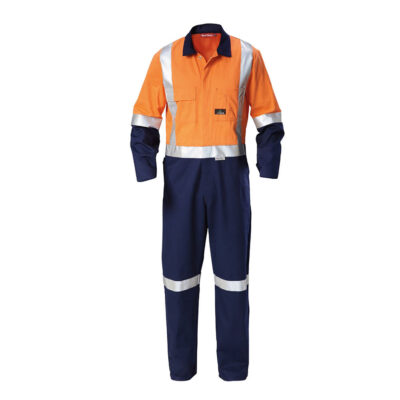 High visibility breathable flame resistant FR workwear clothing for industrial and outdoor safety