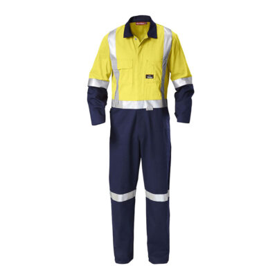 High visibility breathable flame resistant FR workwear clothing for industrial and outdoor safety
