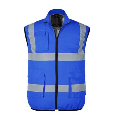 High visibility cooling fan reflective workwear vest factory