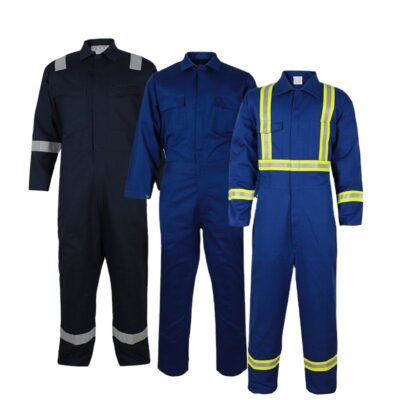 High visibility flame retardant reflective FR workwear clothing for industrial protection