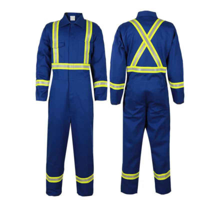 High visibility flame retardant reflective FR workwear clothing for industrial protection