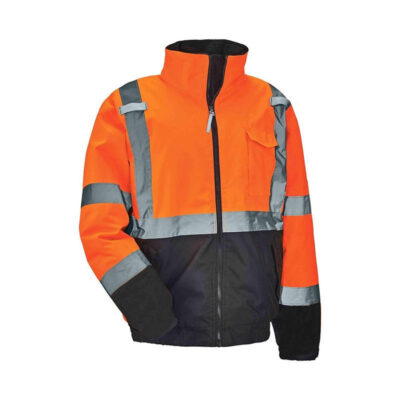 High visibility rainproof reflective jacket factory safety clothing