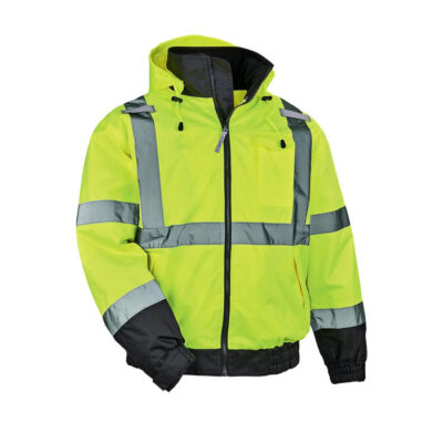 High visibility rainproof reflective jacket factory safety clothing