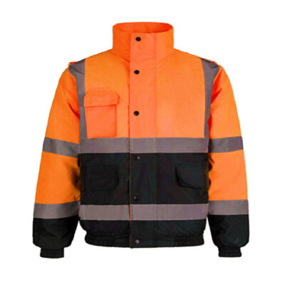 High visibility waterproof reflective jacket factory custom workwear