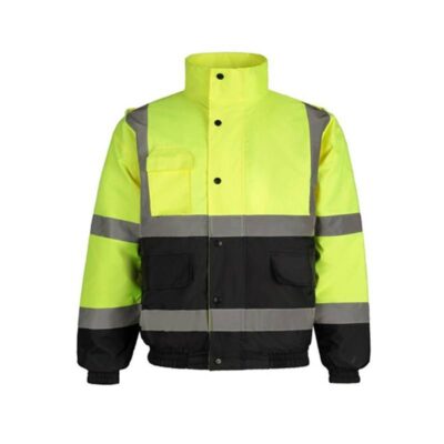 High visibility waterproof reflective jacket factory custom workwear