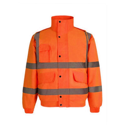 High visibility waterproof reflective jacket factory custom workwear