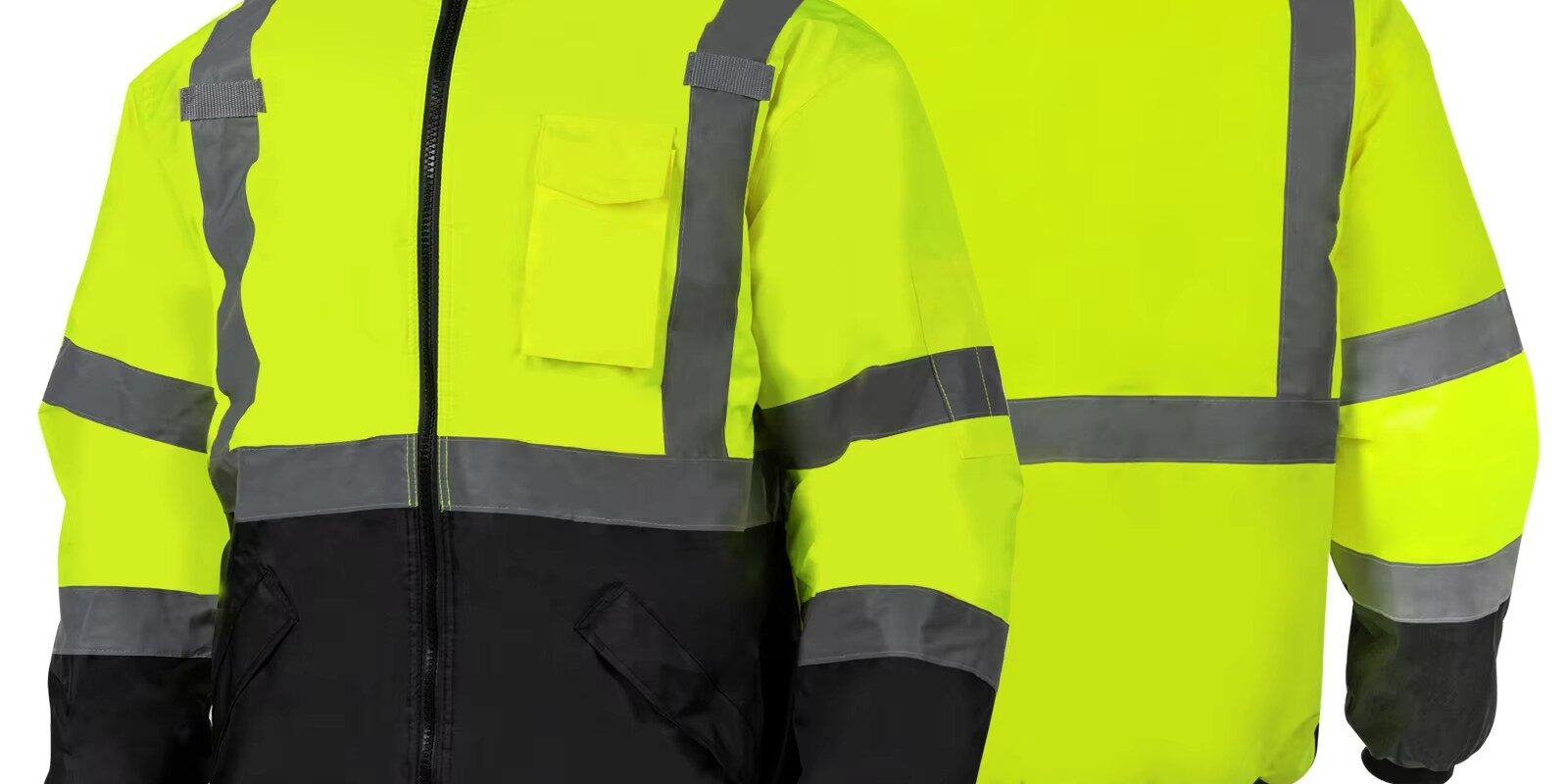 High visibility waterproof reflective jacket factory custom workwear