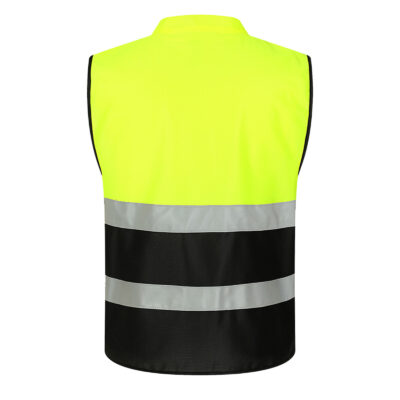 Men’s safety protective reflective workwear vest factory industrial use