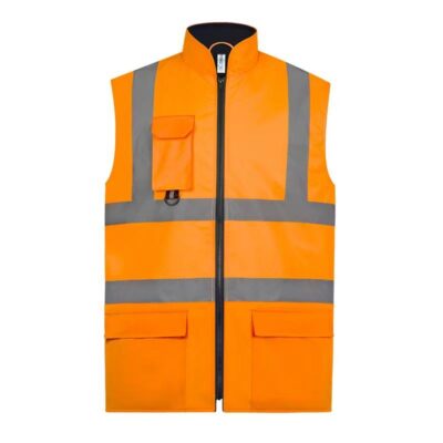Modern zipper reflective workwear vest factory industrial safety