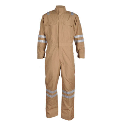 Outdoor reflective tape flame resistant FR workwear clothing for industrial protection