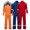 Premium cotton reflective flame resistant FR workwear clothing for industrial protection