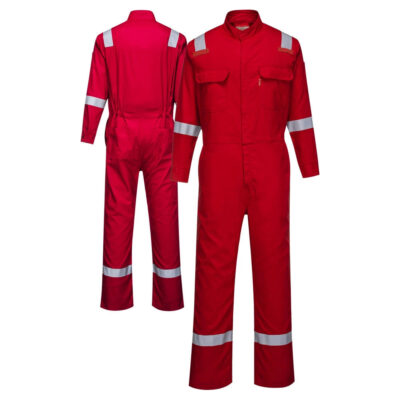Premium cotton reflective flame resistant FR workwear clothing for industrial protection