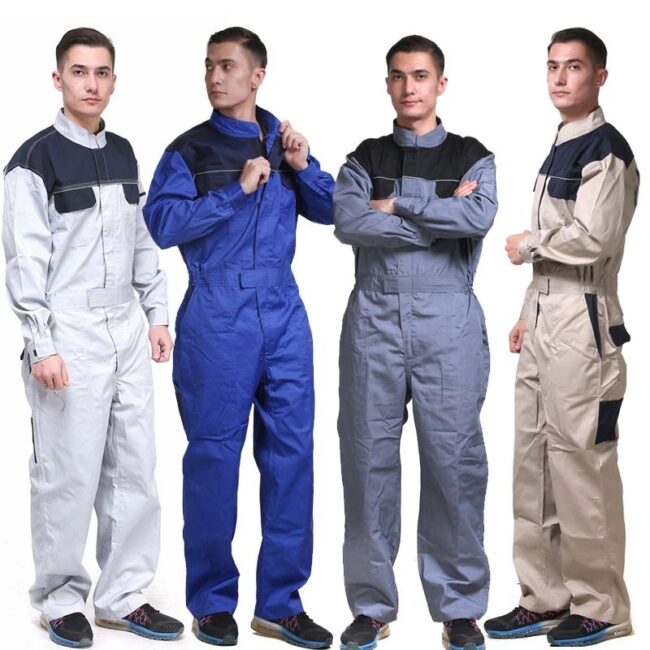 Safety industrial workwear coveralls and overalls factory supply