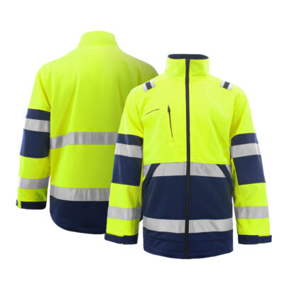 Winter windproof reflective workwear jacket factory outdoor safety