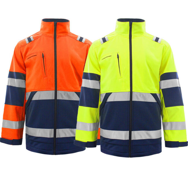 Winter windproof reflective workwear jacket factory outdoor safety