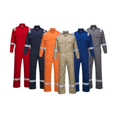 Women’s cotton reflective flame-resistant workwear clothing for industrial safety